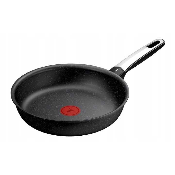 Тиган Tefal Expertise+, 24см, черен, кръгла форма