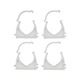 Set 4 Cleme Blocabile Suport Teava Pvc, Pe, Pe-X, Pp, Pb, 32Mm