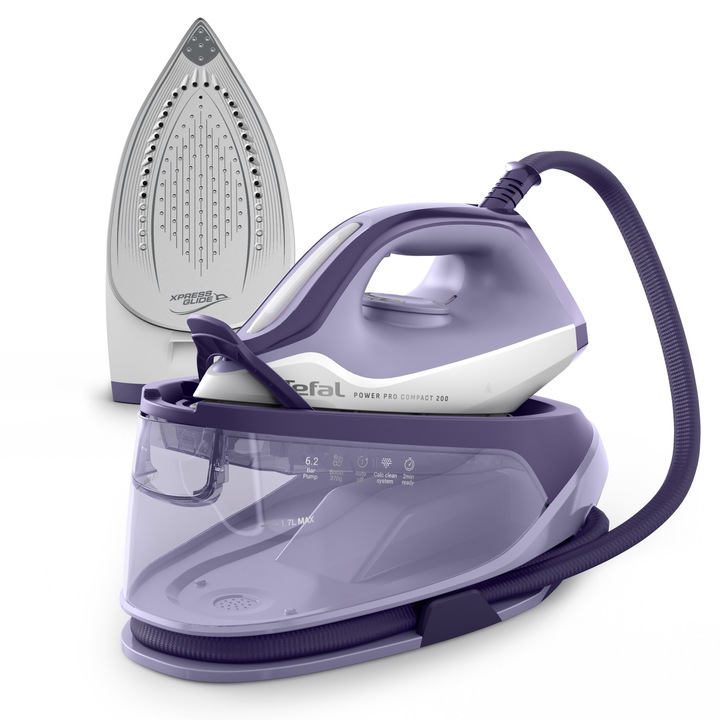 Tefal Power Pro Compact SV6211 gőzállomás, 2400W, 6.2 bar, 1.7L