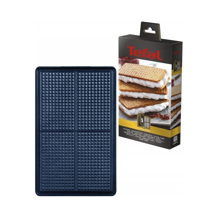 Tefal Snack cserélhető lapok, fekete, tapadásmentes