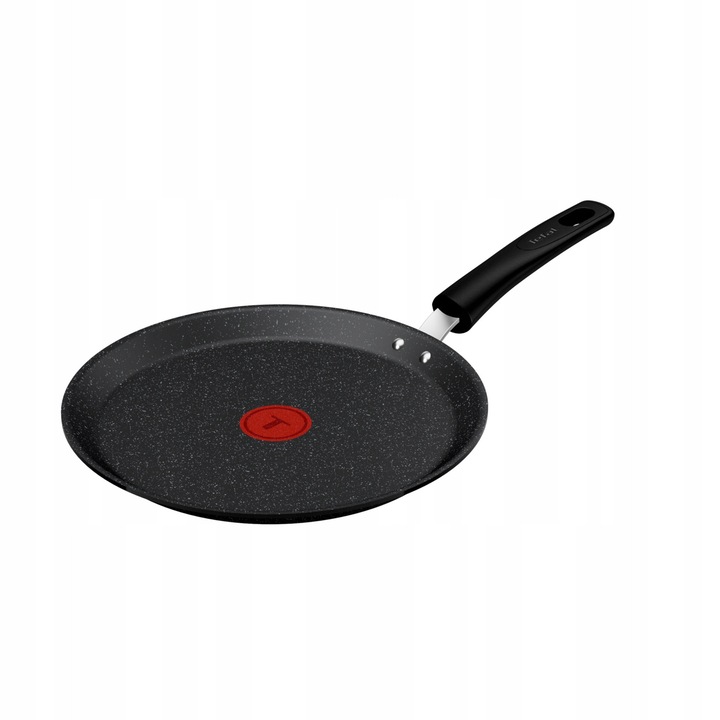 Tefal Expertise Plus G3333843 palacsintasütő, alumínium, nagy teljesítményű tapadásmentes bevonat, karcálló, Thermo-Signal indikátor, indukciós főzőlappal kompatibilis, fekete, 25 cm