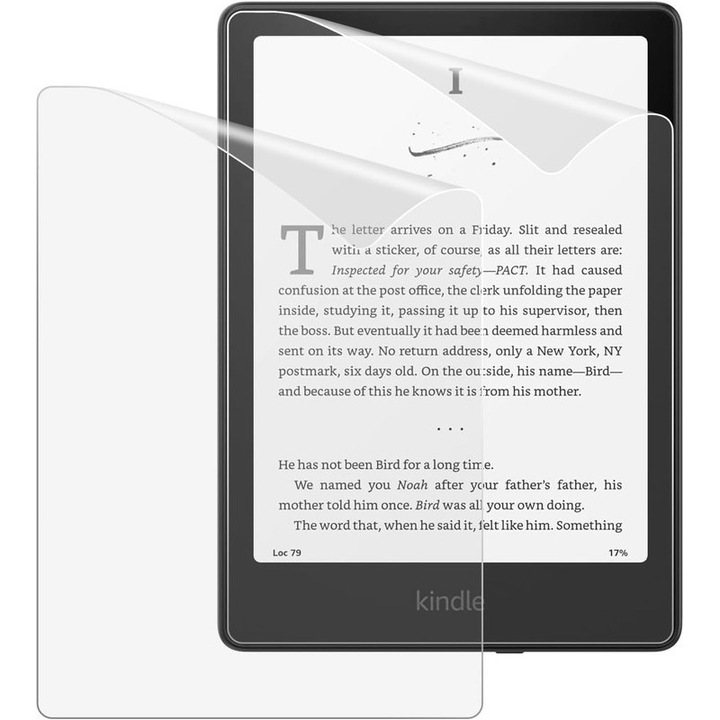 Folie protectoare SunMira pentru Kindle Paperwhite 7 inch, anti-reflexie, set 2 bucati