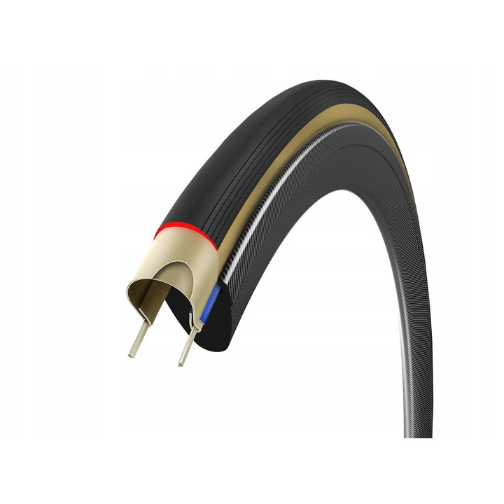 Велосипедна гума Vittoria Corsa Pro Speed 700x29 черно бежов 255g безкамерна