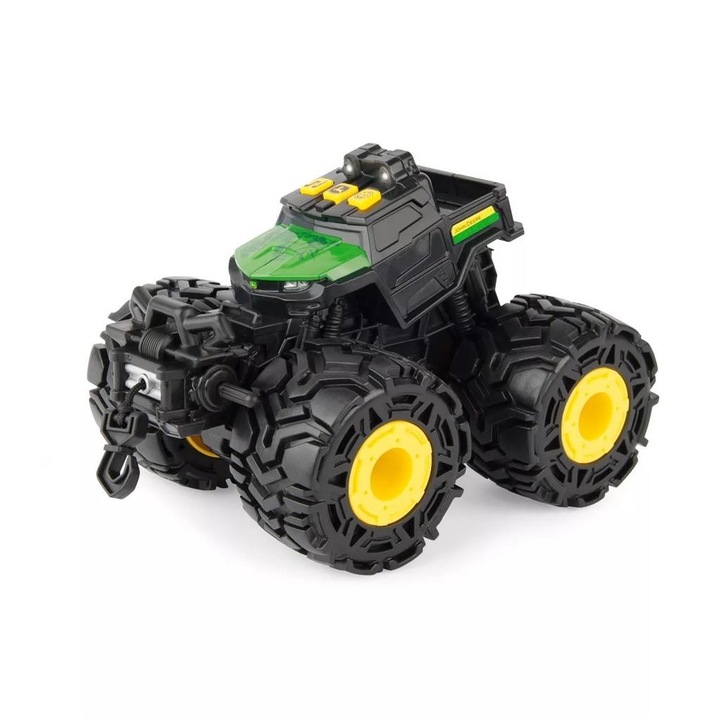 Трактор играчка John Deere Monster Treads, звук и светлина, големи гуми, 37929