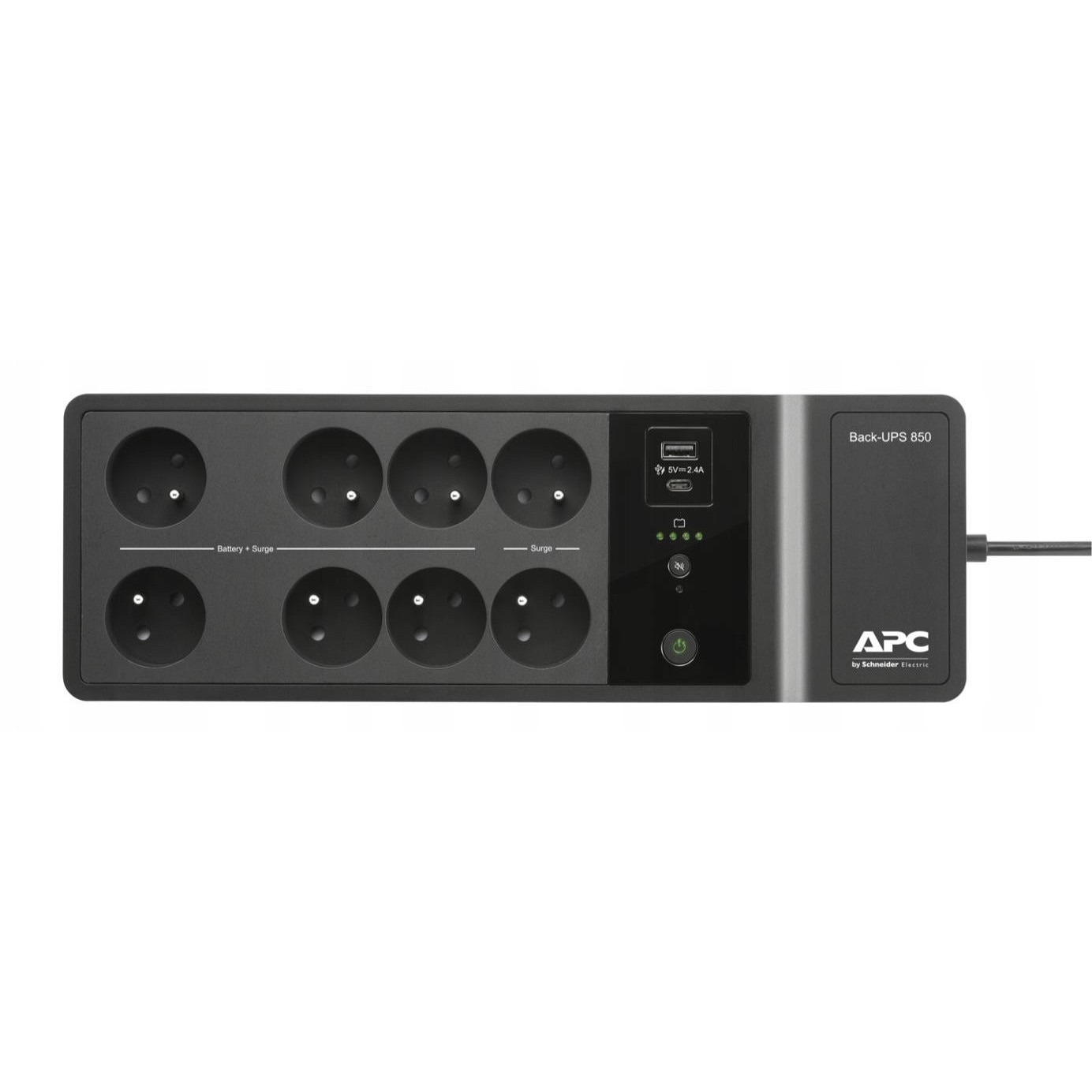 Ups Abc UPS APC Back BE850G2-FR, 850VA, 520W, 8 gniazd, porturi USB C si A ...