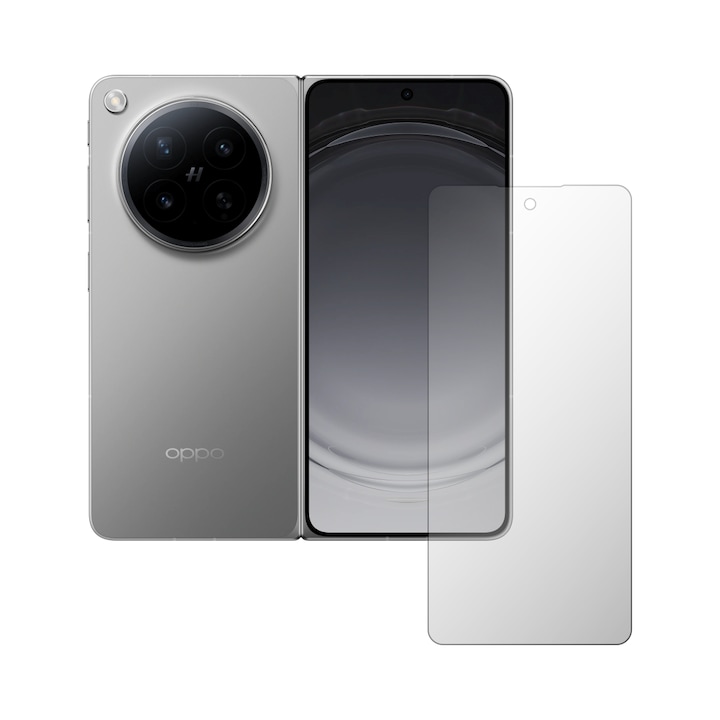 Folie Protectie Externa Ecran Folie24, pentru Oppo Find N6, 1X Mata, Acoperire Case-Friendly ( Compatibile cu Carcasa ), Adeziva, Flexibila Antiamprenta