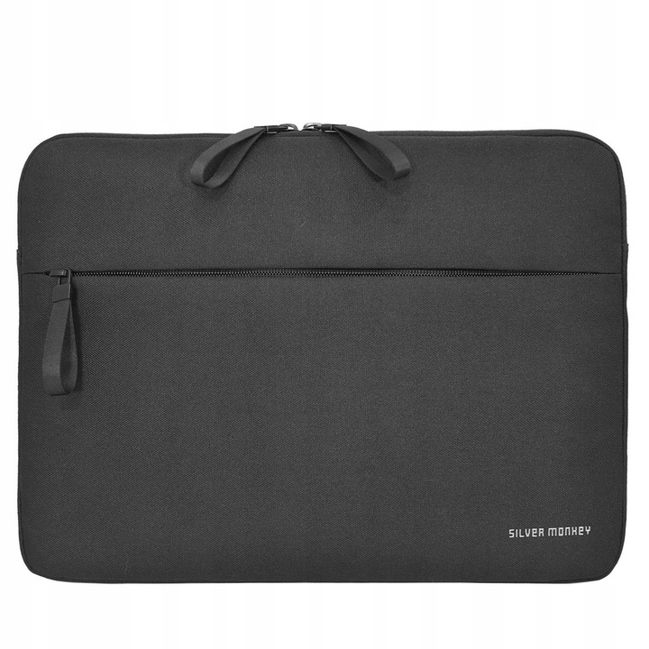 Silver Monkey City Sleeve laptop tok 15,6", 1 rekeszes, vízálló, fekete, 390x25x270mm