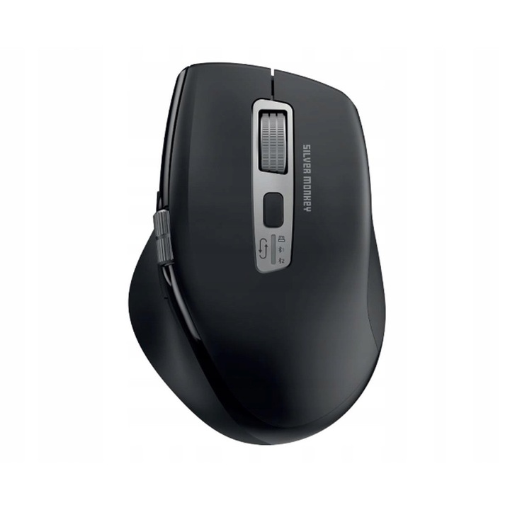 Безжична мишка Comfort Silver Monkey, 3200 dpi, ергономична, черна