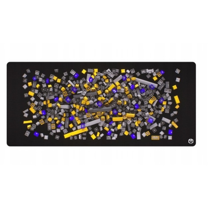 Egérpad Endorfy Celeris, 90x40cm, fekete, textil anyag, XL