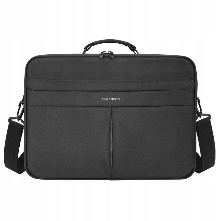 Silver Monkey Modern Bag 17,3" laptop táska, fekete, 1 rekeszes, vízálló, 420x45x305mm