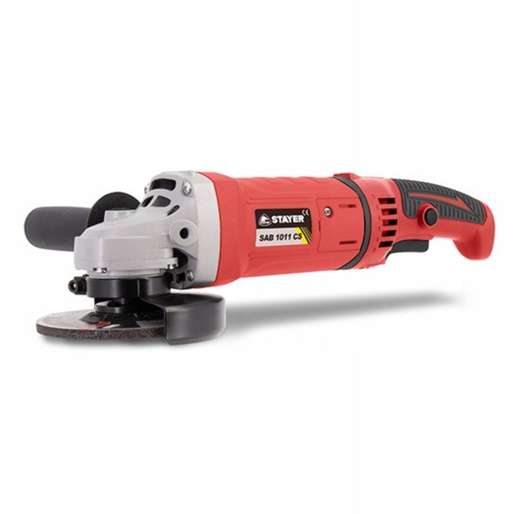 Polizor unghiular Stayer 125mm 1100W, 6 trepte de reglare a turatiei, ergonomic, 1,8kg