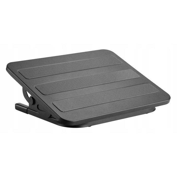 Silver Monkey FR-100 ergonomikus lábtartó, fekete, 80x300x380mm, állítható készlet