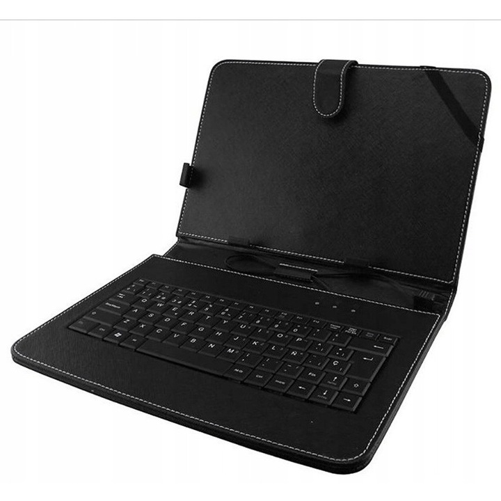 Etui cu tastatura pentru Samsung Galaxy Tab A 10.1 2019, EtuiTab, ecologic, 280x145-175x15mm