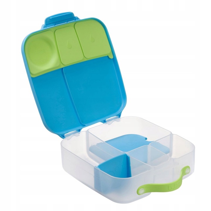 B.Box ételtároló doboz, 2 l, kék-zöld, 23.5x21.5x6.5cm