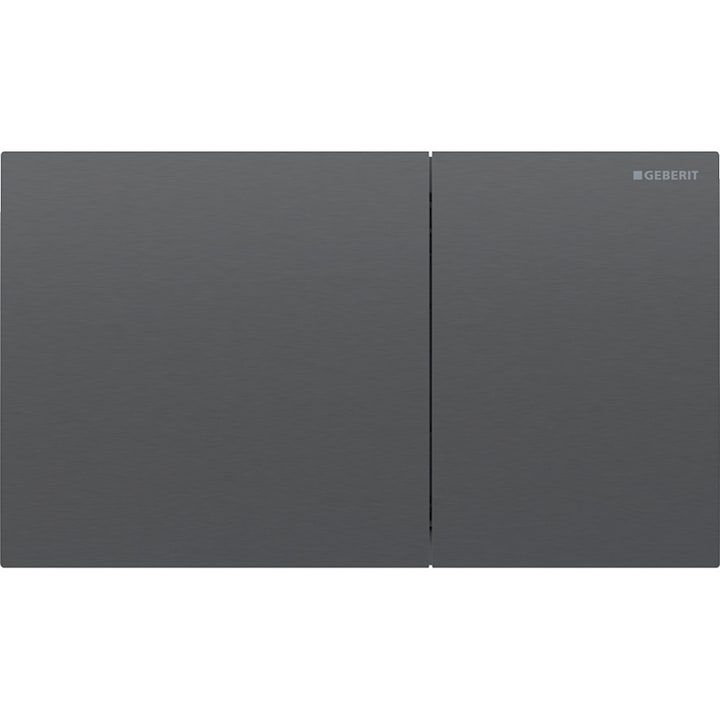 Buton de WC Geberit Sigma70, crom negru, otel inoxidabil, 25x14,6x2,3cm