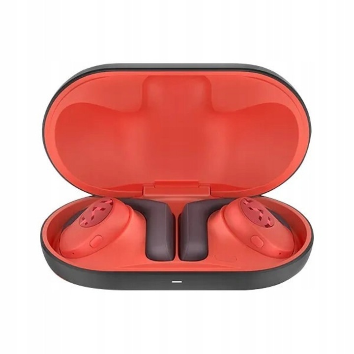 Casti Wireless Haylou OW01, Bluetooth 5.2, IP55, negru-portocaliu
