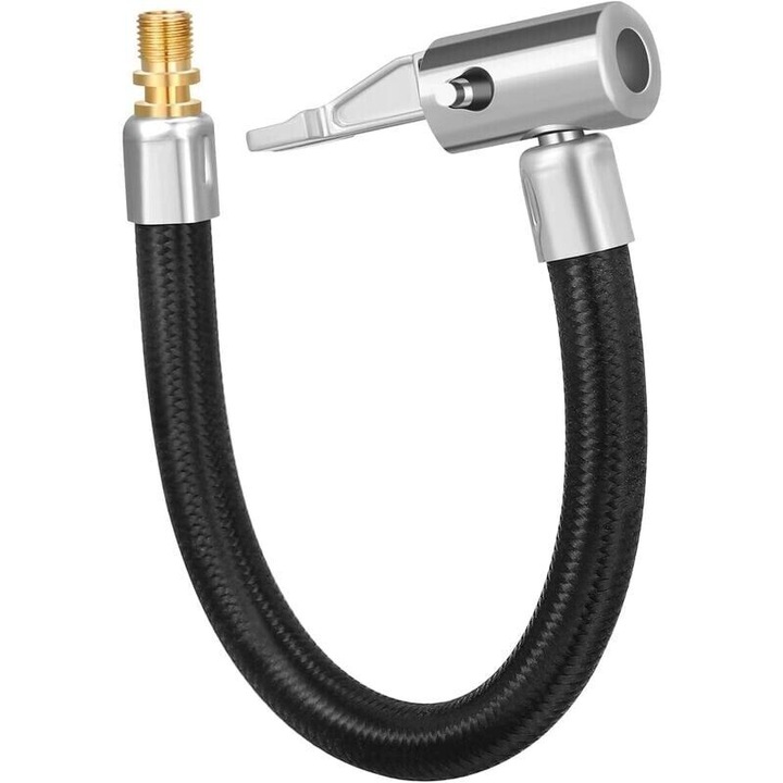 Tub extensie pentru umflarea anvelopelor, 20cm, presiune maxima 300psi, diametru exterior 7.8mm, universal