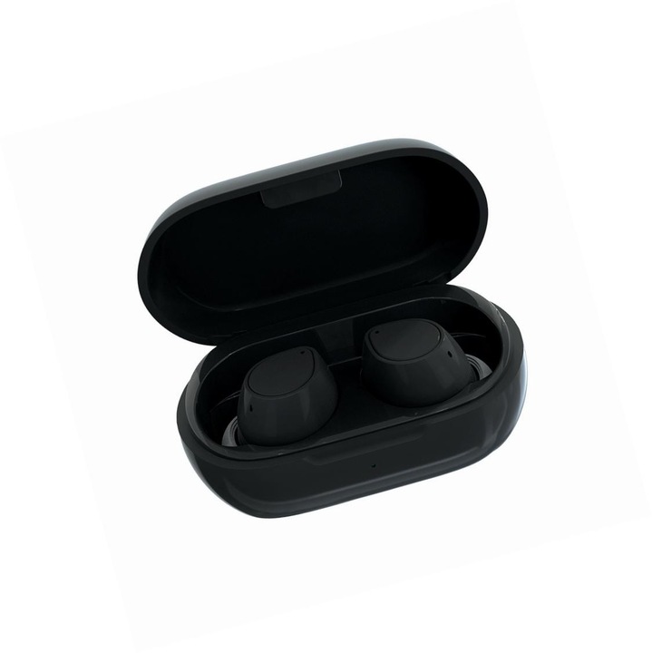Maxlife TWS bluetooth vezeték nélküli fülhallgató, fekete, iPhone SE 2025-höz