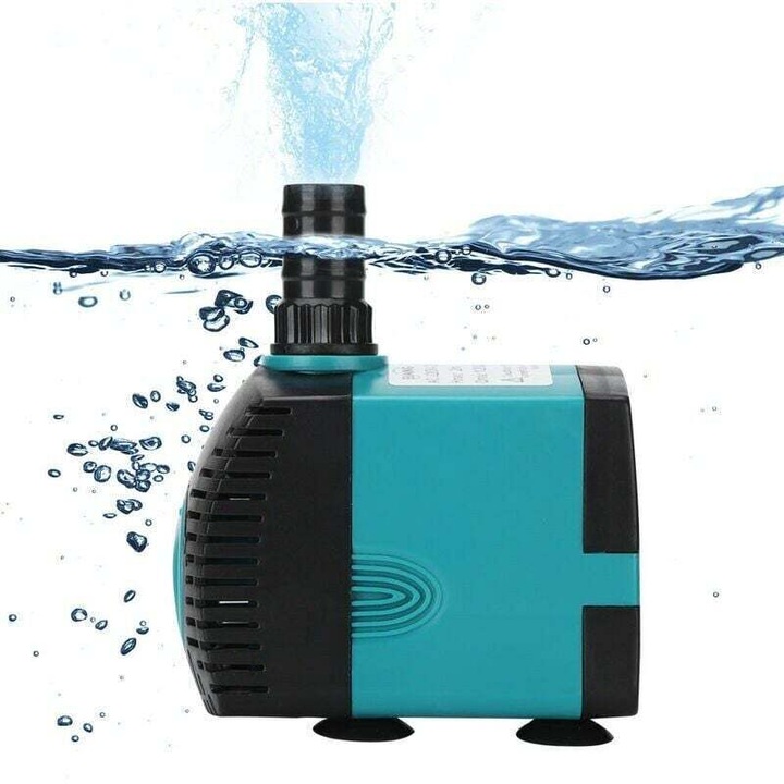 Pompa submersibila 220L/H, 3W, consum redus de energie, instalare rapida, 0.5m, pentru acvarii si fantani
