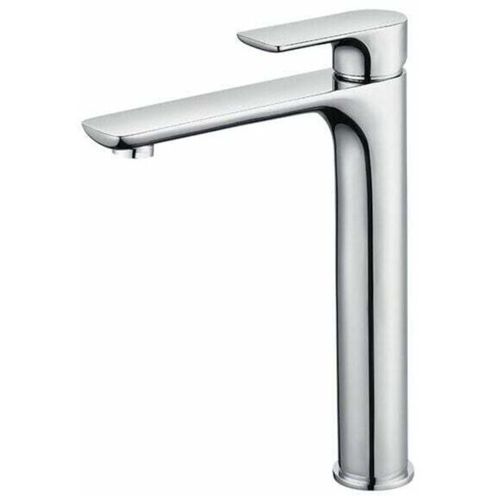 Modern szaniter csaptelep, 298 mm magas, króm, levehető ABS perlátorral, 9 L/perc áramlási sebesség