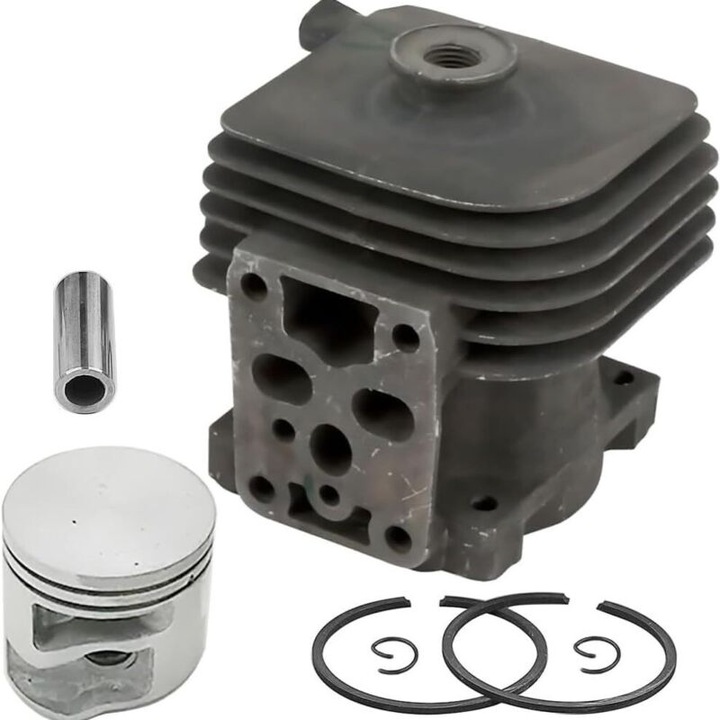 Kit cilindru si piston 34mm pentru trimmer de gard HS82, HS87, componente incluse, metal durabil
