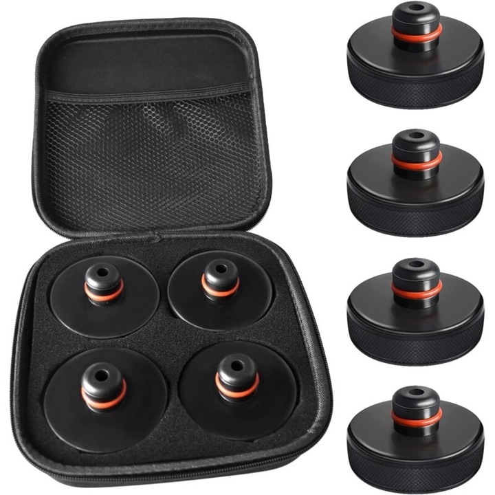 Set 5 suporturi de ridicare pentru Tesla Model 3/S/X/Y, accesorii cu cutie de depozitare, cauciuc durabil
