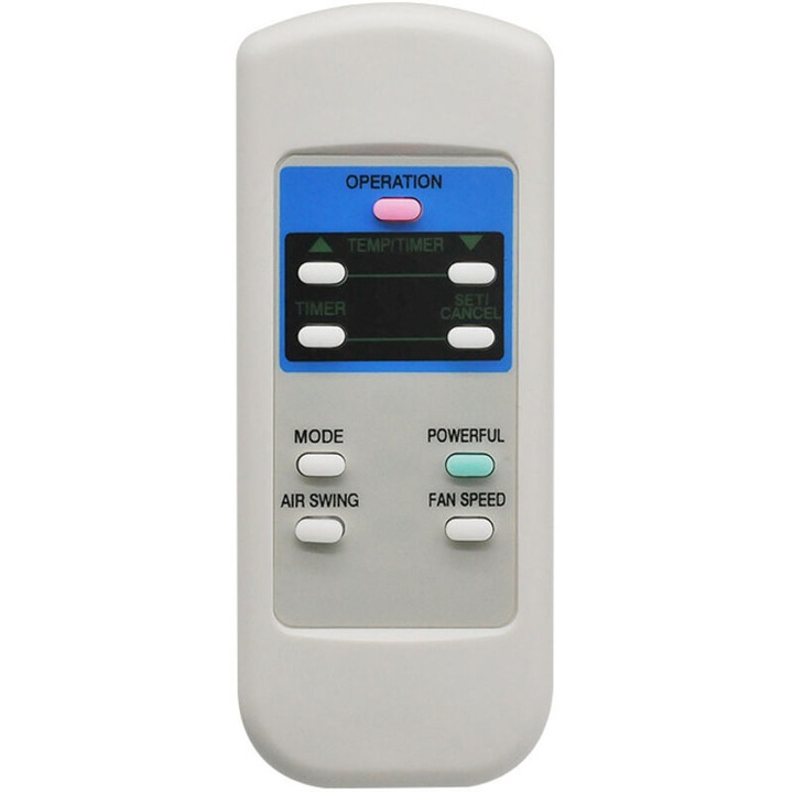 Telecomanda pentru aparate Panasonic, fara ecran, 1 bucata, functionare cu 2 baterii AAA