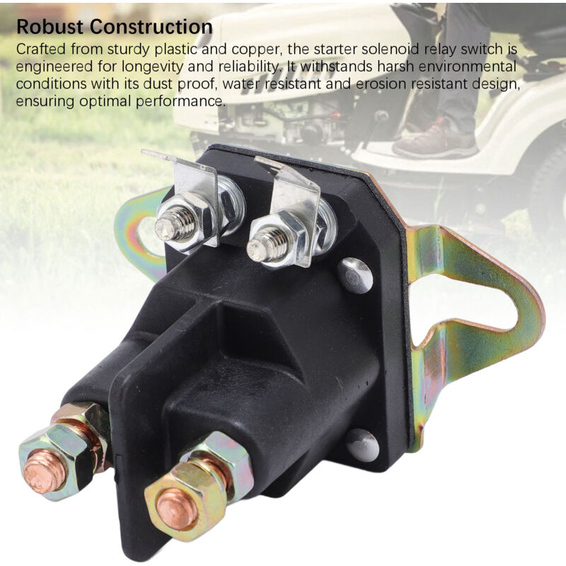 の Стартерен соленоид 12V, 4 полюса, съвместим с 435 103, ABS +