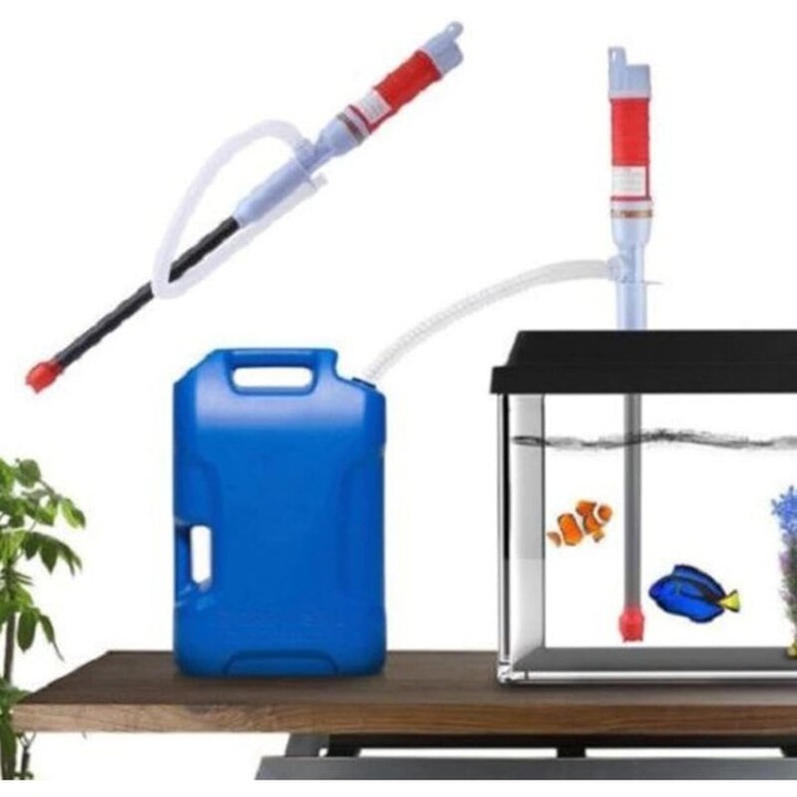Pompa de transfer fluid cu baterie, rosie, pentru combustibil, echipamente pentru atelier