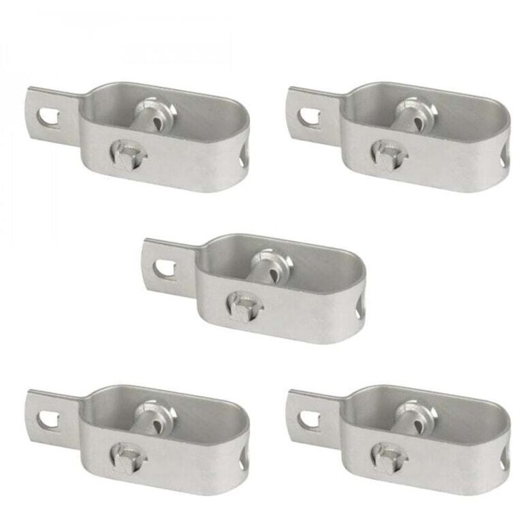 Set de 5 tensiuni din otel galvanizat, 30x94mm, pentru sarma de gard