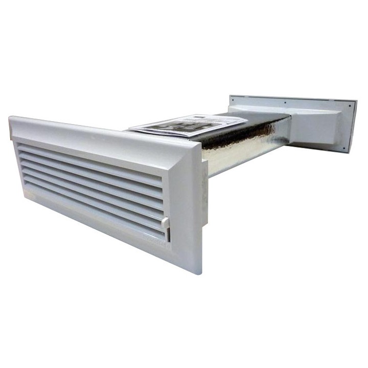 Szellőztető rendszer, Eureka, ZENA 250cR/50, 50cm, 11x5,5cm, szigetelhető