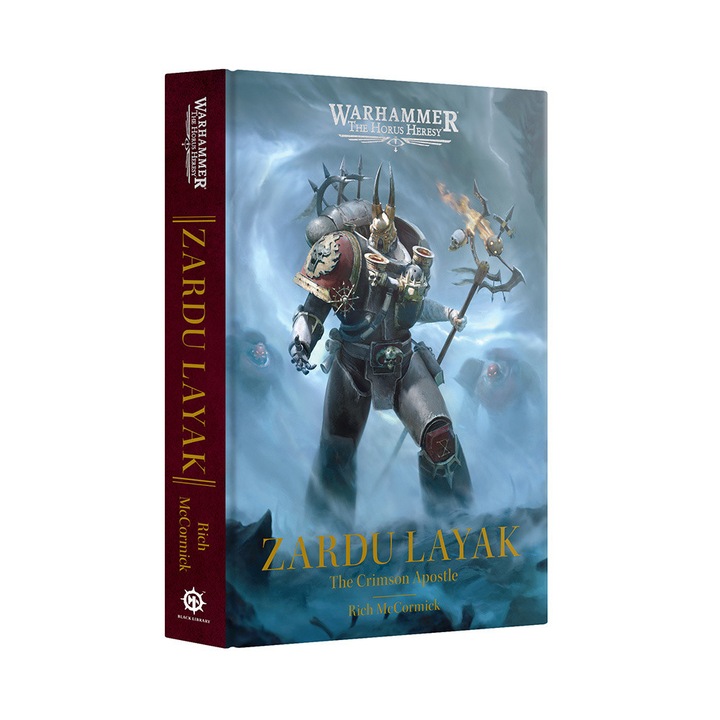 Roman din universul Warhammer Horus Heresy, Zardu Layek The Crimson Apostle, Rich McCormick, Games Workshop, limba engleza, hardback