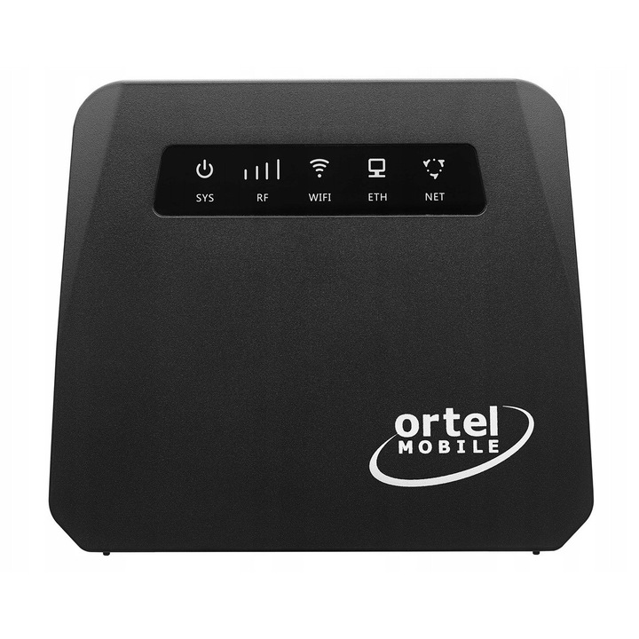 Ortel BC-MGST711H vezeték nélküli router, 4G LTE, 2 LAN port, fekete, komplett szett