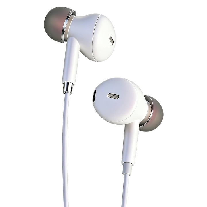 Vezetékes fülhallgató, In-Ear típusú, mikrofonnal, sztereó basszussal
