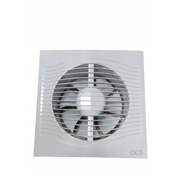 Fürdőszobai ventilátor, Przybysz, SLIM modell, 250m3/h, fehér, 150mm