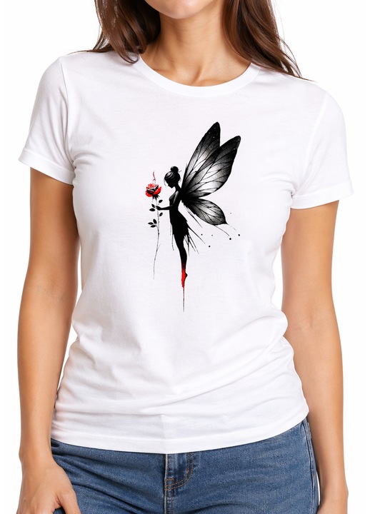 Tricou dama Feminine Mystery, Alb