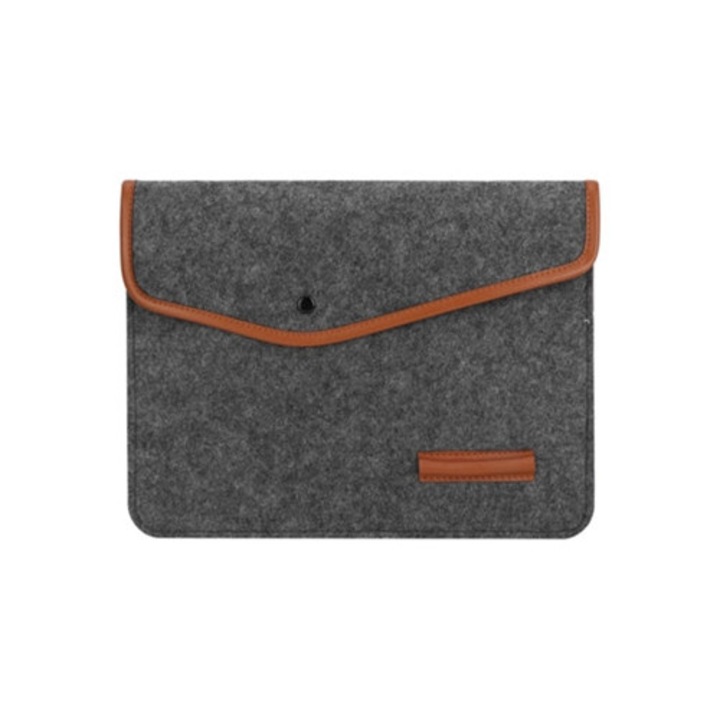 Filc laptop hátizsák 15 hüvelykes laptophoz, kézzel készített, méretek 15x40x30cm
