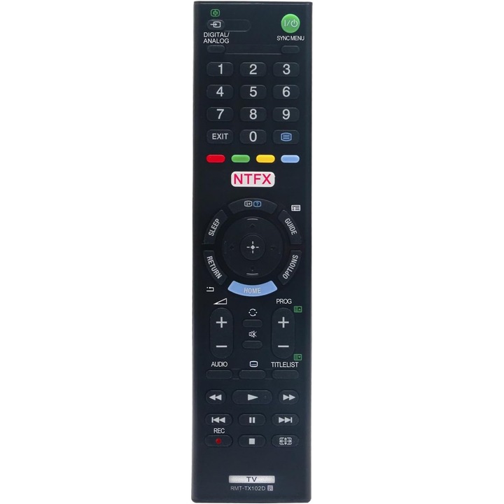 RMT-TX102D csere távirányító Sony TV KDL-32W600D KDL-43W750D KDL-49WD750 Smart LED készülékhez