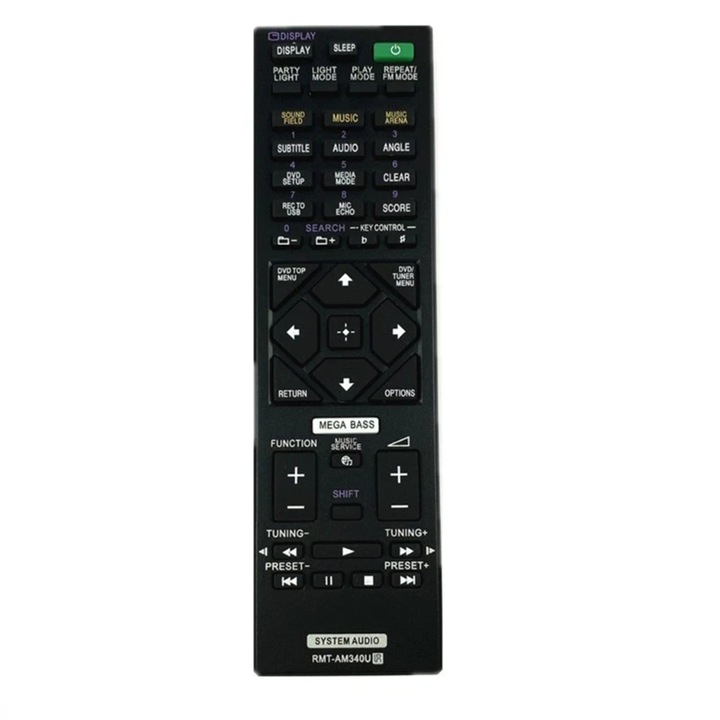 Telecomanda inlocuire RMT-AM340U pentru Sony Sistem Audio MHC-V02 MHC-V77W MHC-V90DW pentru Home Stereo