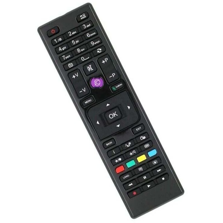 Универсално дистанционно управление RC4875, 2 батерии AAA, издръжлив материал, функции идентични с оригиналните дистанционни управления