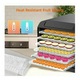 Set 6 foi de deshidratare din silicon antiaderent, 29.5x39.5cm, pentru uscare fructe si legume