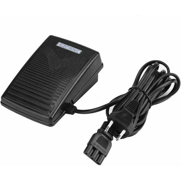 Pedal electric pentru masina de cusut, accesorii, 30x10x5cm, compatibil cu diverse branduri
