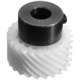 Meghajtókerék elektromos varrógépekhez, fekete-fehér, 2.7x2.3cm, tartozékkészlet