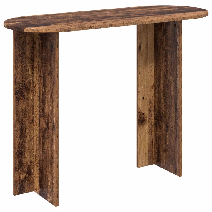Masa de consola vidaXL, Lemn vechi 100 x 39, 5 x 75 cm Lemn prelucrat