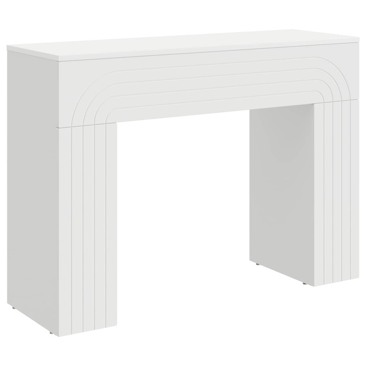 Масичка за кафе vidaXL, Бяло 102 x 35 x 75 см Инженерна дървесина