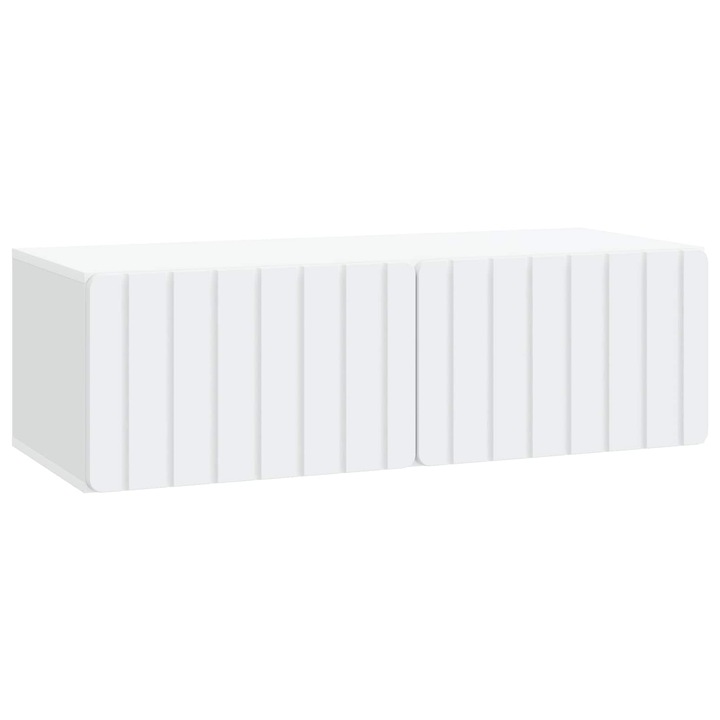 Oglinda TV montata pe perete vidaXL, Alb 98 x 41 x 30 cm Lemn prelucrat