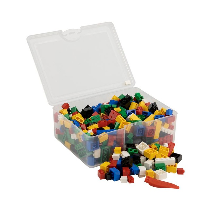 Set de constructie Q-Bricks, 300 piese, Multicolor