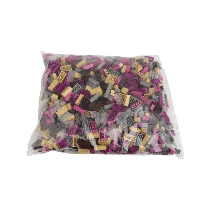 Q-BRiCKS, комплект от 1000 смесени, 100% съвместими строителни блокчета в специални цветове, предимно за детски градини (основни блокчета)