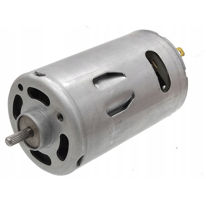 Mabuchi 3V-18V elektromos motor, 36x57mm, hűtőventilátorral, fúró- és csavarozógépekhez