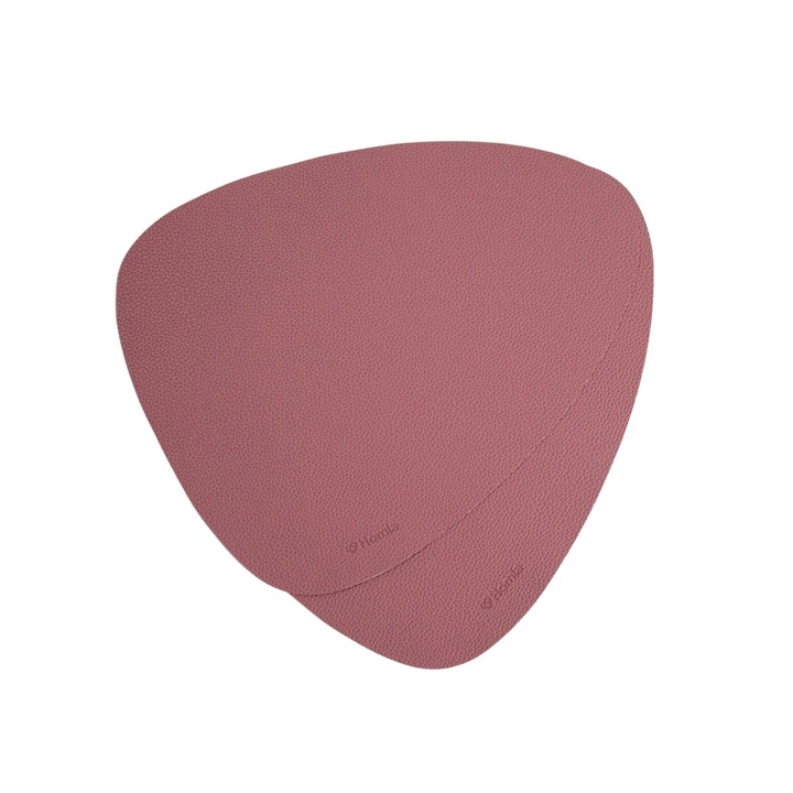 Naproane de masa FEMELO, HOMLA, set 2 buc, 38 cm, roz murdar, PVC